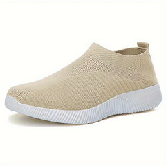 Breathable Lace Up Mesh Sneakers Soft Sole Walking Shoes