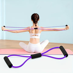 TPE Yoga Elastic Resistance Band Arm Back Exercise