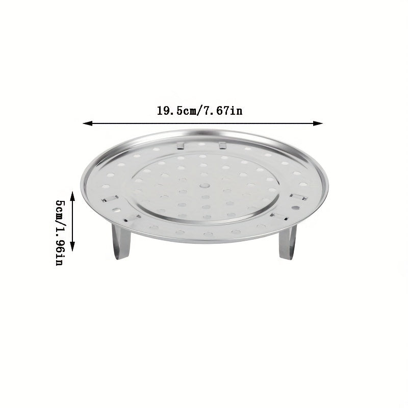 Stainless Steel Multifunctional Steaming Rack Three Legged Steamer