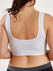 Women's Plus Size Sports Bra Full Cup Shockproof Padded Bralette
