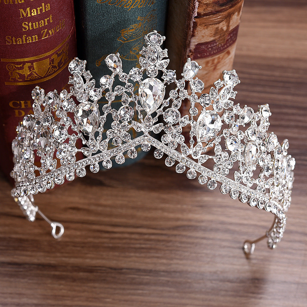 Multicolor Rhinestone Wedding Crown Tiara Bridal Accessories
