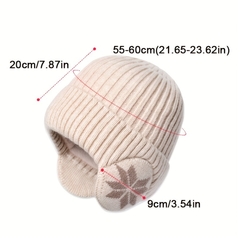 Men's Knitted Protective Hat for Winter