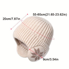 Men's Knitted Protective Hat for Winter