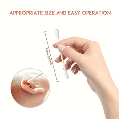 100/300 Cotton Swabs Cleaning Supplies for Camping & Daily Use