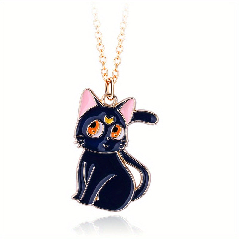Cat Chain Necklace for Men and Women