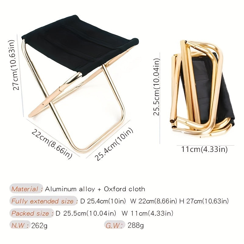Aluminum Alloy Folding Stool for Fishing - Ultra Light