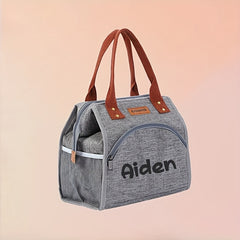 Personalized Insulated Lunch Bag Leakproof Custom Text