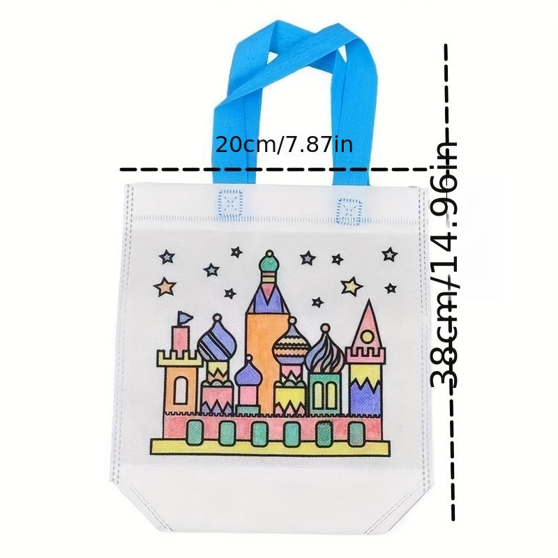 DIY Graffiti Bag Painting Kit Non-woven Creative Craft Material