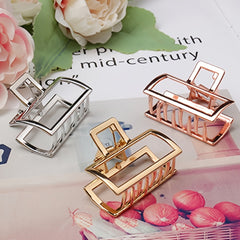 Golden Hair Claw Clip Non Slip Strong Hold Grip Hair Jaw Clip
