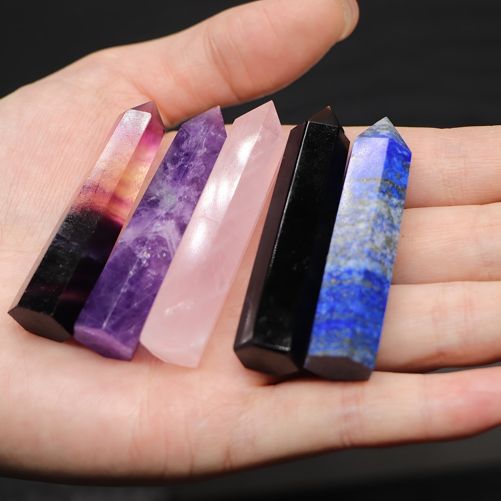 Small Natural Crystal Tower Point Healing Stone