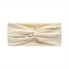 Solid Cross Knotted Headband Hair Band Style Hair Accessories