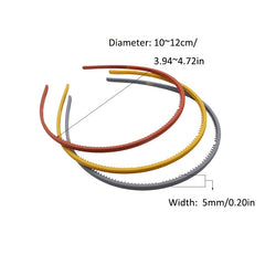 Frosted Candy Thin Hairband Headband Daily Sports Wash Face Hair Accessories