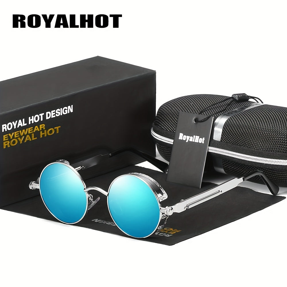 RoyalHot Polarized Round Frame Unisex Sunglasses