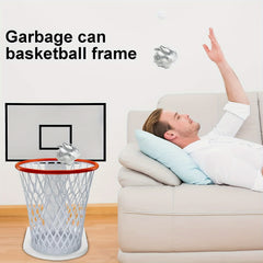 Basketball Rack Shelf Trash Can Holder Home Decor Room Decor