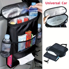 Car Chair Back Storage Bag Insulation Container Tissue Organizer