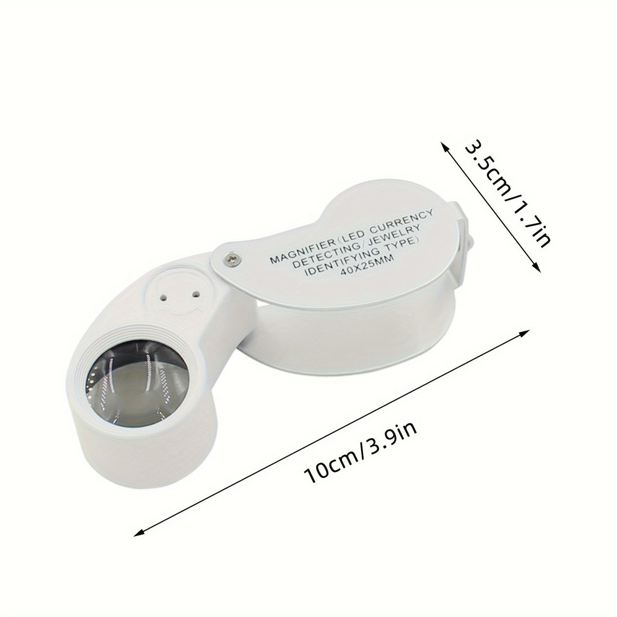LED UV Illuminated Jeweler Loupe Magnifier BM MG6026