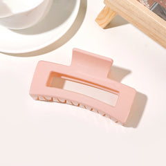Multicolor Acrylic Hair Clip Thick Rectangle Claw Clips