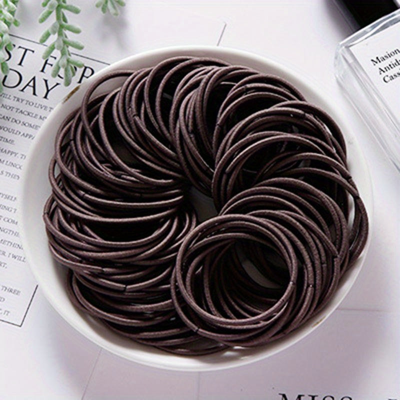 50pcs Colorful Elastic Hair Bands Women Headband Hair Accessories