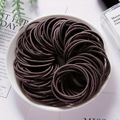 50pcs Colorful Elastic Hair Bands Women Headband Hair Accessories
