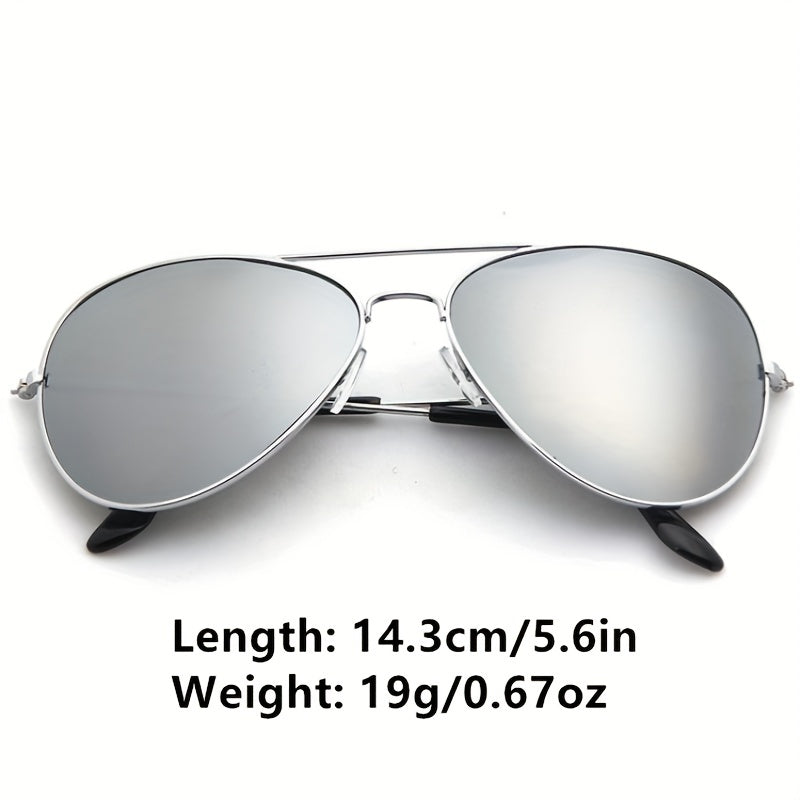 Metal Aviator Sunglasses Men's Colorful Sunglasses Sports Cycling Riding