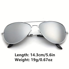 Metal Aviator Sunglasses Men's Colorful Sunglasses Sports Cycling Riding
