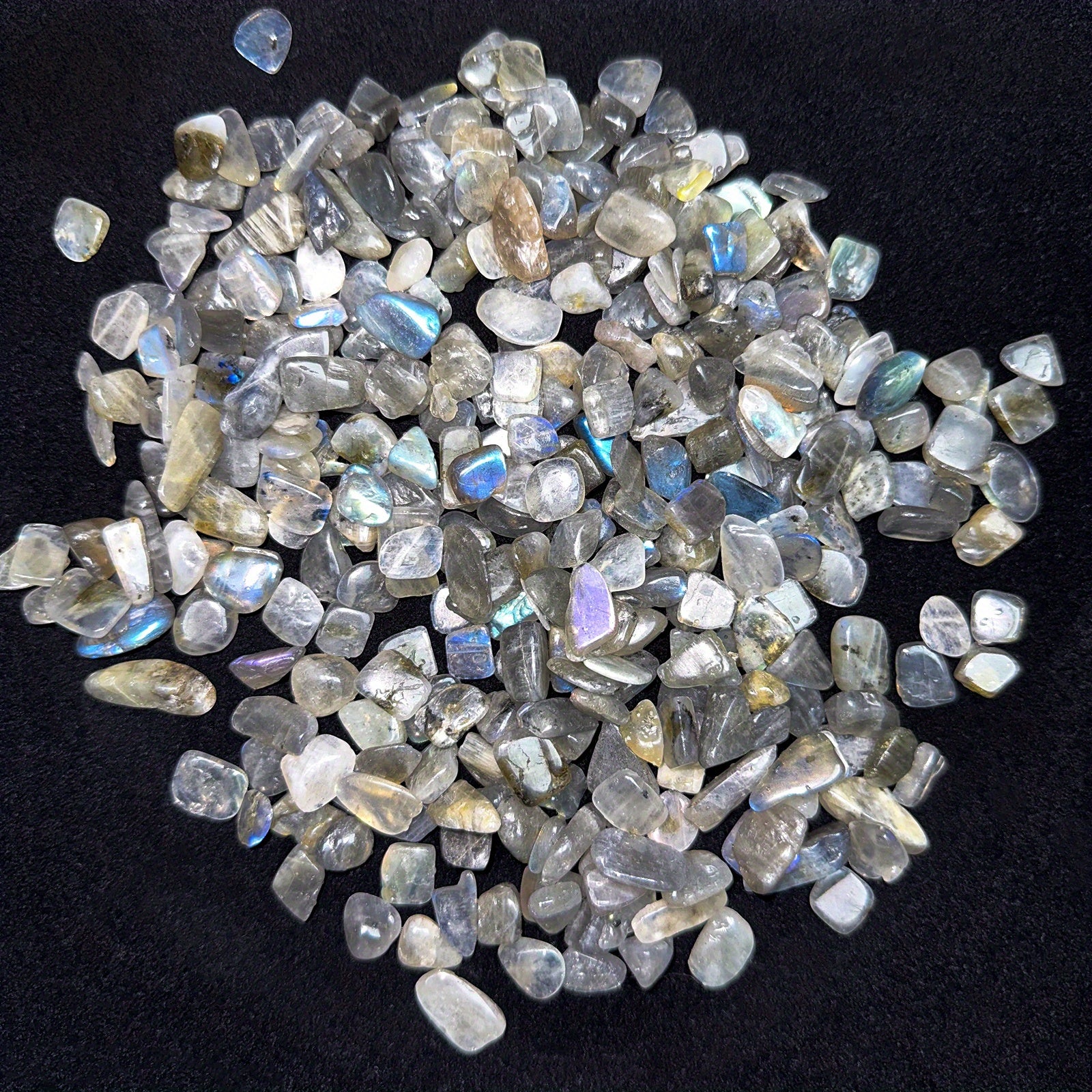 Labradorite Crushed Stone for DIY Projects