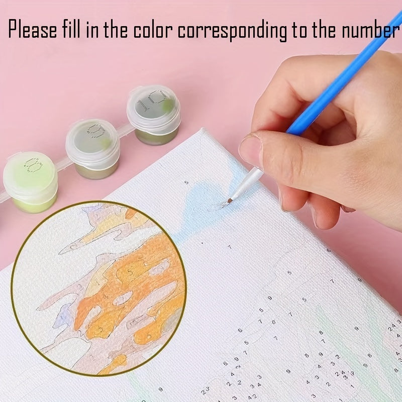 DIY Digital Painting Landscape Art Acrylic Paint
