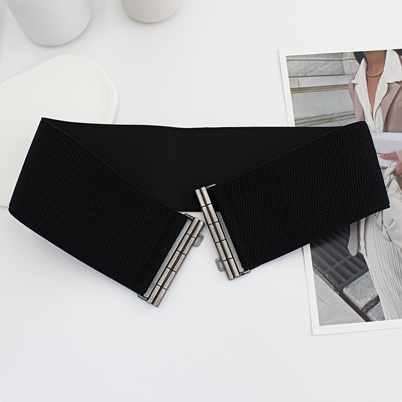 Elastic Belt Women's Belt Wide Waist Covering Decor
