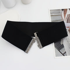 Elastic Belt Women's Belt Wide Waist Covering Decor