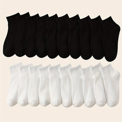 20 Pairs Comfy Breathable Short Socks Women's Stockings & Hosiery