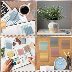 6 Pack Self Adhesive Square Sticky Notes 50 Pages Each Office Study Daily Use