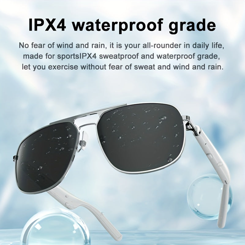 Smart Glasses Wireless Headphones BT 5.0 Sunglasses for Sports