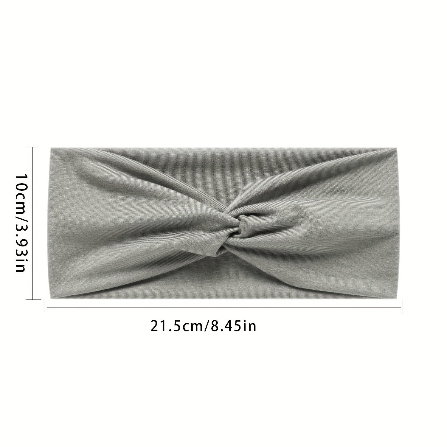 Solid Cross Knotted Headband Hair Band Style Hair Accessories