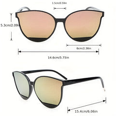 Round Sunglasses Casual Jelly Anti Glare Glasses UV400