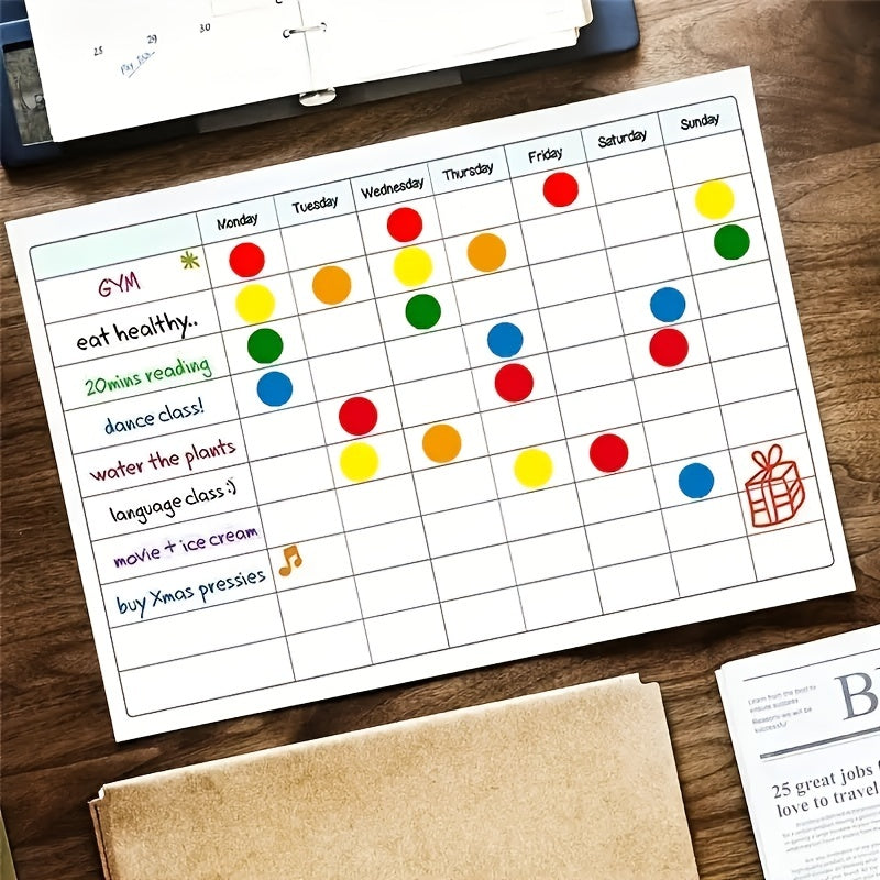 Colorful Self Adhesive Paper Dot Label Set - 6mm 8mm 10mm 20mm