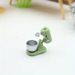 1pc Green Kitchen Mixer Dollhouse Furniture