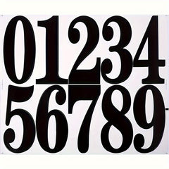 4pcs Large Waterproof Number Stickers Label Numbers