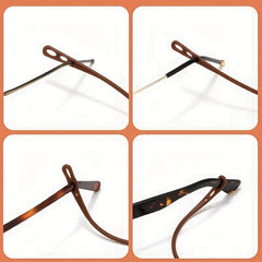 Silicone Glasses Strap Stretchy Anti Slip Retainer Adjustable Glasses Chain