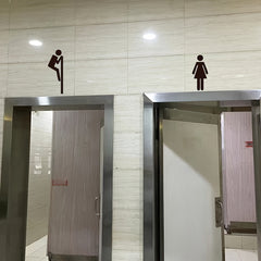 Bathroom Toilet Sticker TOILET Decoration Wall Sticker Men Women