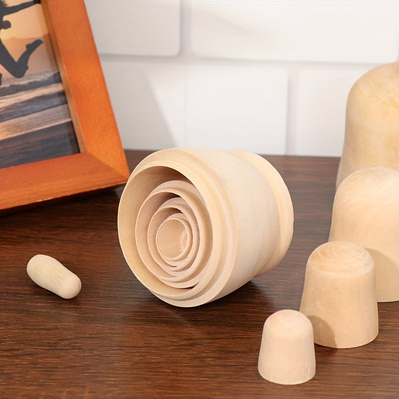 5-Piece Nesting Dolls for Christmas, Mother's Birthday, and More