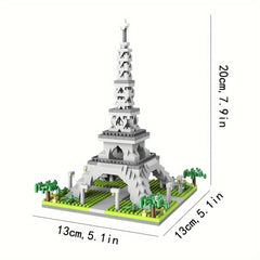 Paris Tower Building Blocks Eiffel Tower Model Toy