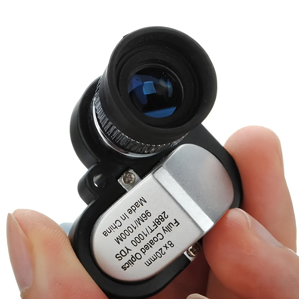 8x20 HD Mini Pocket Monocular Outdoor Portable Mini Telescope