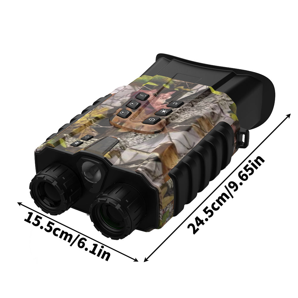 8X Zoom Infrared Night Vision Binoculars HD 2.5K Outdoor Double Field Lens