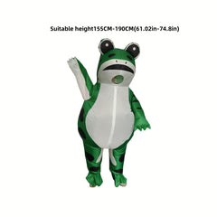 Festive Frog Inflatable Costume for Performance