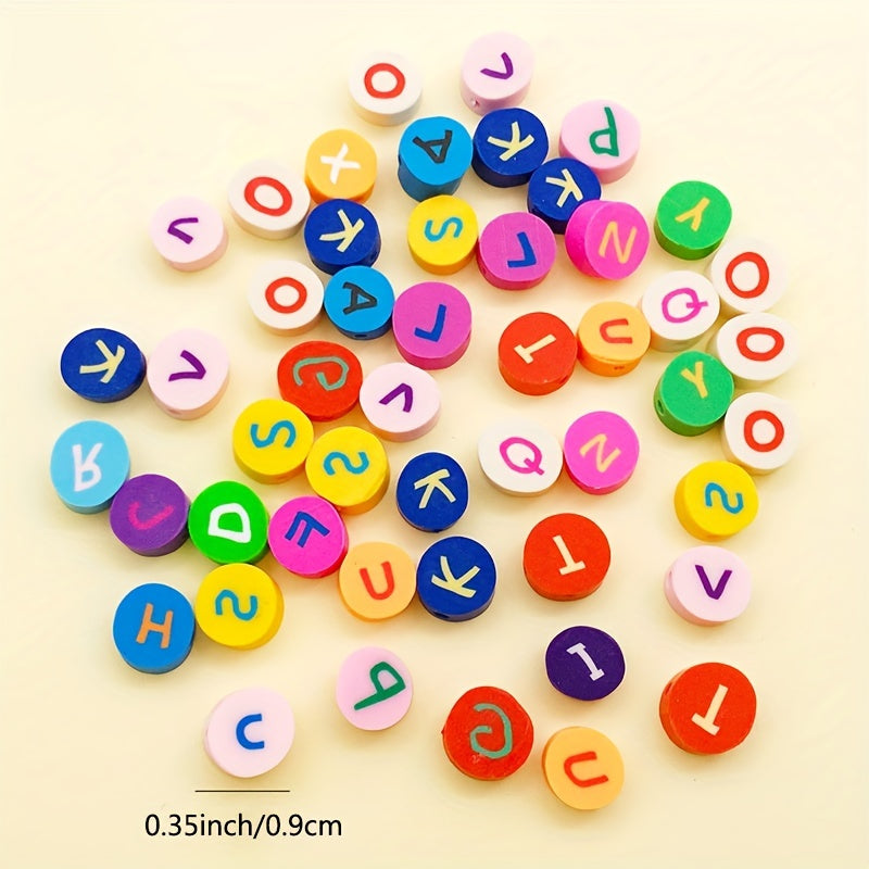 50pcs Mix Polymer Clay Beads for DIY Jewelry Making