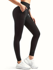 High Waisted Yoga Pants with Pockets for Women