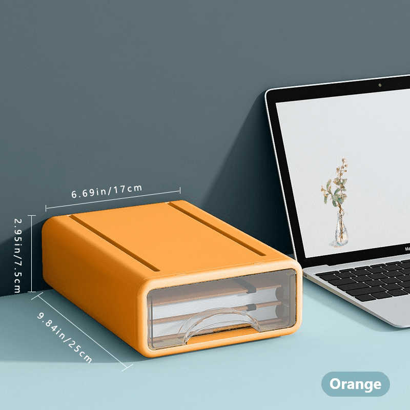 Desktop Shelf Drawer Storage Box Desk Organizer