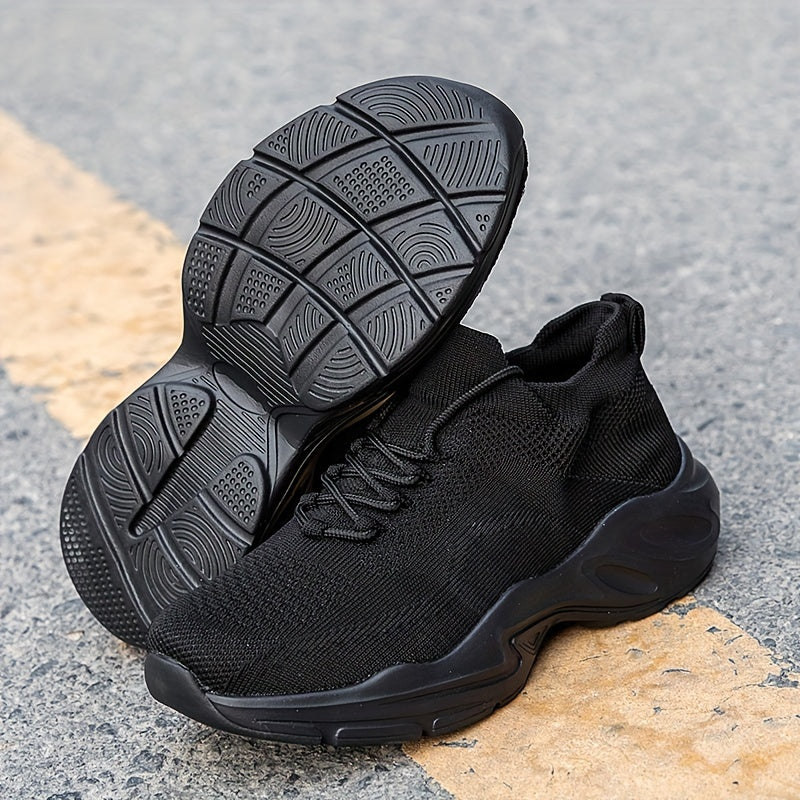 Women's Lace-up Athletic Sock Sneakers Anti-slip Running Shoes