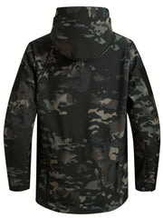 Men's 3-in-1 Soft Shell Windbreaker Jacket for Fall & Winter