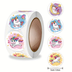500pcs Reward Sticker for Unicorn Animal Pattern